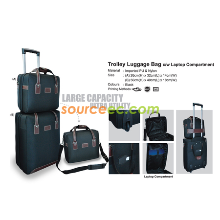 Trolley Back Pack c/w Laptop Compartment