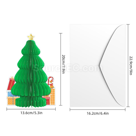 Paper Honeycomb Greeting Card