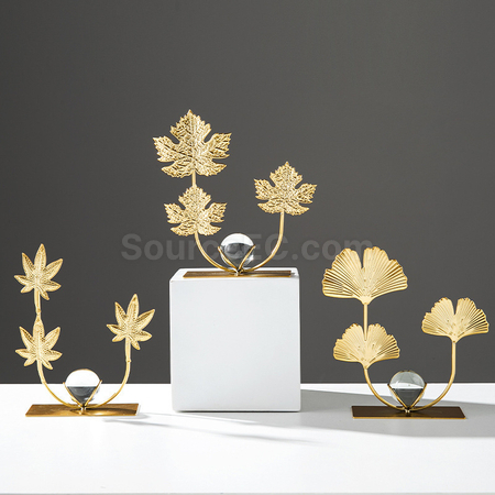 Nordic Plant Iron Art Ornaments