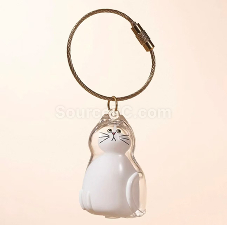 Cute Kitten Transparent Hair Storage Box