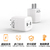 Double Type-C Travel Adapter