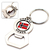 Rotary Bottle Opener Keychain