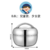 Stainless steel apple shaped lunch box