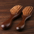 Wooden massage comb