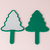 Christmas Tree Handheld Makeup Mirror