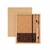 Coffee grounds cork environmentally friendly notebook set