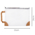 Creative Portable Transparent PVC Zipper Document Bag
