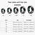Smart ring heart rate, blood oxygen, sleep monitoring and tracking ring