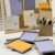 The saddle stitch notebook is non adhesive
