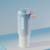Stainless steel insulated cup with straw