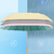 16 Bone Wooden Handle Sun Protection Tri-Fold Folding Umbrella