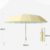 16 Bone Wooden Handle Sun Protection Tri-Fold Folding Umbrella
