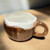 Irregular Coconut Ceramic Mug