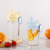 Plastic straw water cup