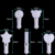 Light stick keychain