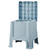 Movable toilet seat stool beside the bed