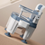 Movable toilet seat stool