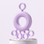 Silicone five - finger grip strengthener