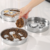 Stainless steel pet slow - feeding plate