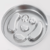 Stainless steel pet slow - feeding plate