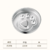 Stainless steel pet slow - feeding plate