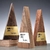 Solid Wood Triangle Trophy