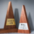 Solid Wood Triangle Trophy