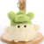 Garlic bird plush doll pendant keychain