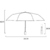 Round-corner fully automatic folding umbrella