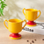 Creative Double-Handled Ceramic Mug