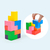 Rubik's Cube Crayon