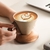 Stoneware Funnel Coffee Cup