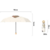 Five-fold mini umbrella