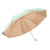 Lace three - fold hooked - handle folding umbrella