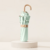 Lace three - fold hooked - handle folding umbrella