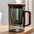 High borosilicate glass water cup with tea separation function for making tea