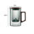 High borosilicate glass water cup with tea separation function for making tea