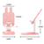Rabbit Foldable Phone Stand