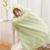 Snap-button shawl hooded blanket