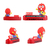 Customized PVC 3D Doll Car Moving Number Plate