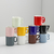 Numbers handle ceramic cup