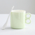 Numbers handle ceramic cup