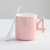 Numbers handle ceramic cup