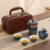 Portable Travel Ceramic Tea Set