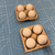 Egg button decompression toy