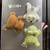 Capybara plush doll refrigerator magnet