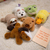 Capybara plush doll refrigerator magnet