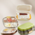 Portable ten-compartment pill box