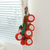 Fruit skewer keychain pendant