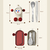 Cartoon portable tableware set